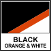 Black, Orange, & White