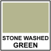 stone wash green