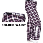 Black/Pink Flannel Pant