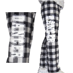 Black/White Flannel Pant
