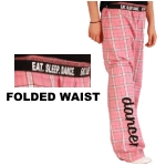 Pink/Black Flannel Pant