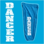 Varsity Turquoise Fleece Capri