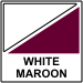 white/maroon
