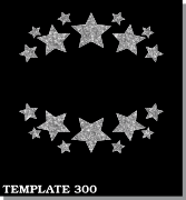 Glitter Template 300