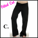 FLEECE STRAIGHT LEG PANTS