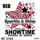 RF2105 RED GLITTER