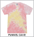 Tie Dye Funnel Cake